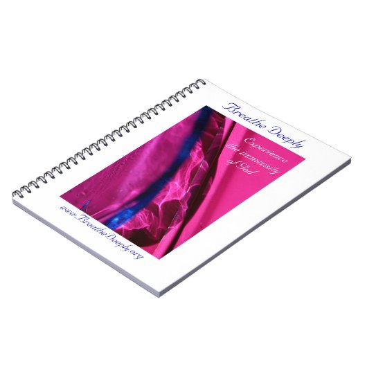 Roze laptop voor spoeling notitieboek (Linkerzijde)