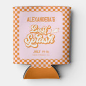 Roze Last Splash Pool Bachelorette Blikjeskoeler (Voorkant)