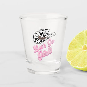 Roze laten we gaan Meisjes vrijgezellenfeest Bruid Shot Glas