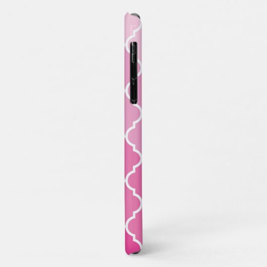 Roze Latticework, Ombre, Quatrefoil, Trellis Case-Mate iPhone Case (Achterkant/links)