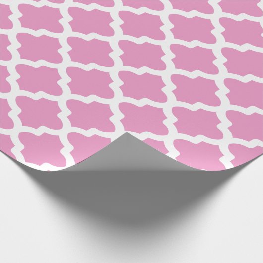 Roze lavendel inpakpapier (Hoek)