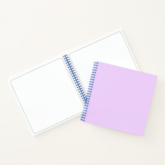 Roze Lavendel Vierkant Notitieboek (Binnen)