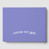 roze lavender Pset Pattern Rozen Floral Gastenboek (Achterkant)