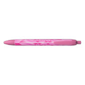 Roze Leaf Petal Zwarte Inkt Pen (Achterkant)