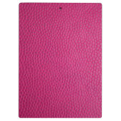 Roze leder klembord (Achterkant)