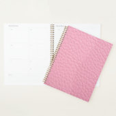 Roze leder planner (Display)
