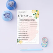 Roze leemons Wat Groom zei de Kaart van het Spel v (Enkel)