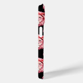 Roze Leeuwenkop Dierprint Ontwerp - Zwart Case-Mate iPhone Case (Achterkant / Rechts)