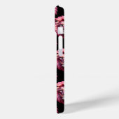Roze Leeuwenkop Dierprint Ontwerp - Zwart Case-Mate iPhone Case (Achterkant / Links)