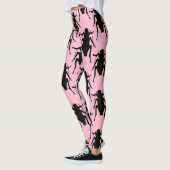 Roze leggings (Links)