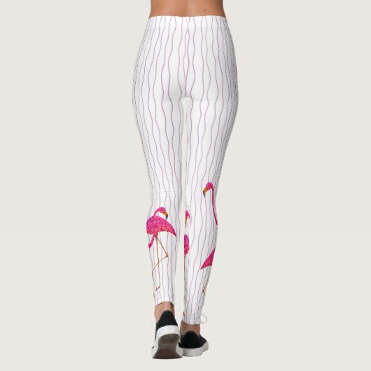 Roze Leggings van Flamingo (Achterkant)