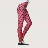 Roze Leggings van Leppard - Valentijnse Yoga Pants (Rechts)