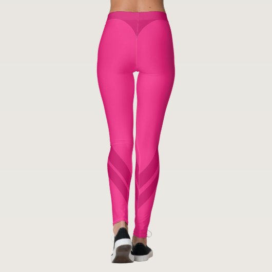 Roze Leggings voor Booty Shape (Achterkant)