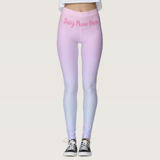  roze Leggings voor Soft Femboy Sissies