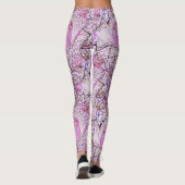 Roze Lelies..... Leggings (Achterkant)
