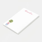 Roze Lemon Topiary Tree Herinneringen Post-it® Notes (Schuin)