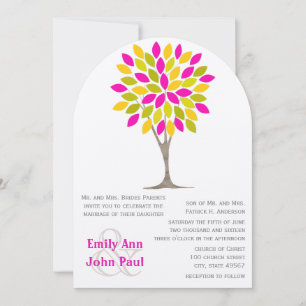 Roze Lemon Yellow Green Chrysanthemum Forest Kaart