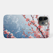 Roze Lente Bloesem Esthetiek Japans Bloemmotief Case-Mate iPhone Case (Achterkant (horizontaal))