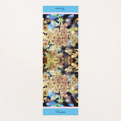 Roze lentesbloem 3 Gepersonaliseerde bloesems Yogamat (Voorkant)