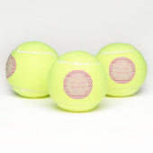 Roze lentetsenbloesem en kersen tennisballen (Multi)
