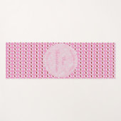 Roze lentetsenbloesem en kersen yogamat (Voorkant (horizontaal))