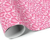 Roze leopard Animal Print Cadeaupapier (Rol Hoek)