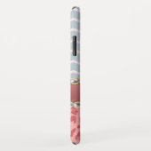  roze leopard Chevron Beauful Pearls Case-Mate iPhone Case (Achterkant/rechts)