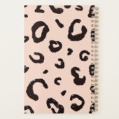 Roze Leopard Goud Lijst Planner (Achterkant)