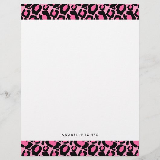 Roze leopard Pattern (Voorkant)