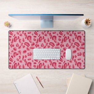 Roze leopard Pattern Bureaumat