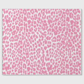 Roze leopard Pattern Cadeaupapier (Vlak)