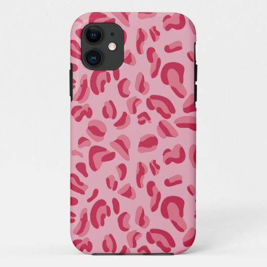 Roze leopard Pattern Case-Mate iPhone Case (Achterkant)