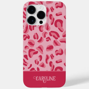 Roze leopard Pattern Case-Mate iPhone 14 Pro Max Hoesje