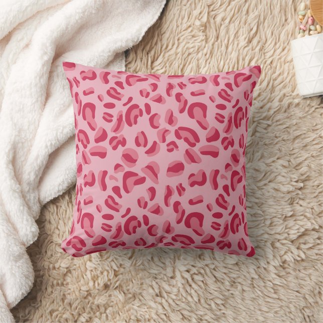 Roze leopard Pattern Kussen (Deken)