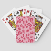 Roze leopard Pattern Pokerkaarten (Achterkant)