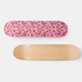 Roze leopard Pattern Skateboard (Horizontaal)