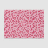 Roze leopard Pattern Tissuepapier (Voorkant)