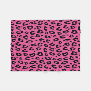 Roze leopard print deken   Dierlijke vlekken
