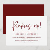 Roze, leuke en speelse Vrijgezellenfeest Party Kaart (Voorkant / Achterkant)