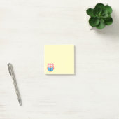 Roze leuke leesuil post-it® notes (Kantoor)