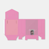 Roze Leuke Trendy Dank je wel Bedankdoosjes (Uitgevouwen)