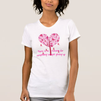 Roze levensstructuur gelaagd t-shirt