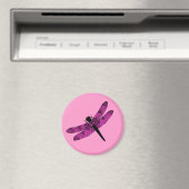 Roze Libel Magneet (Insitu (Vaatwasser))