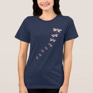 Roze Libelle Meisjes T-Shirt