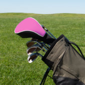Roze, licht orchidee, met stevige kleur golfheadcover (Insitu)