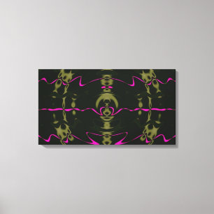 Roze Licht Schilderij Canvas Afdruk