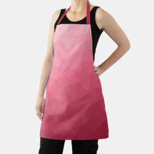 Roze licht verloop geometrisch mesh patroon schort