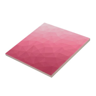 Roze licht verloop geometrisch mesh patroon tegeltje
