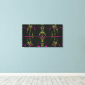 Roze Lichten Canvas (Insitu (Houten vloer))