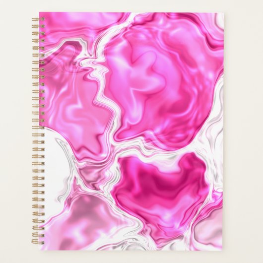 roze lichtsterkte planner (Voorkant)